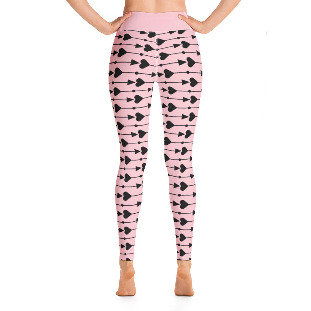Heart Arrow Yoga Leggings