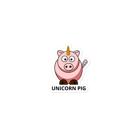 Unicorn Pig Bubble-free sticker