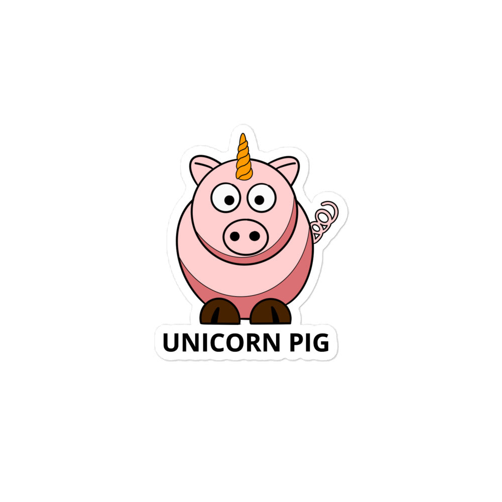 Unicorn Pig Bubble-free sticker