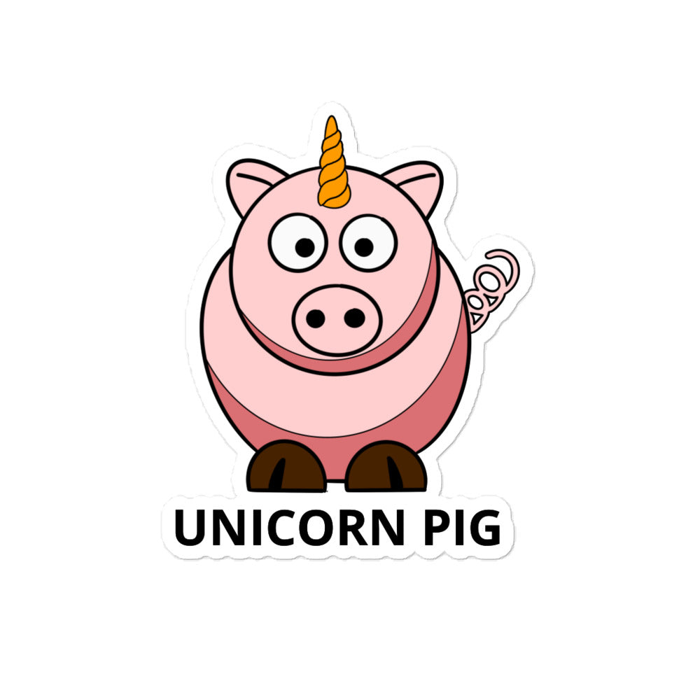 Unicorn Pig Bubble-free sticker